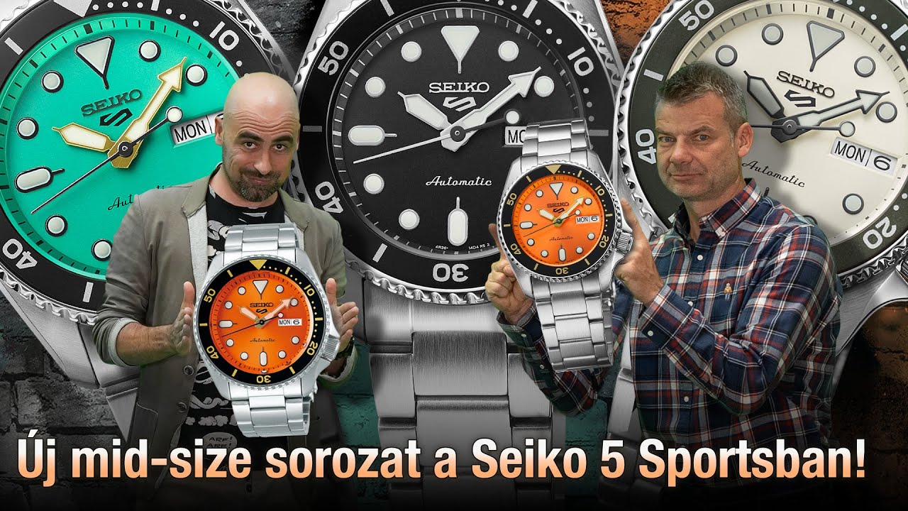 Új mid-size sorozat a Seiko 5 Sports-ban - Seiko Boutique TV - S03E43