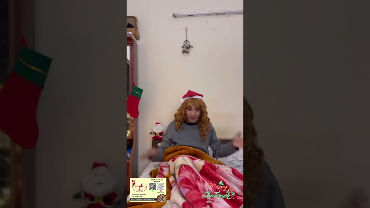 Merry Christmas in advance from kmie Stafaney and family and Marphis kitchen #comedy #khasifuny