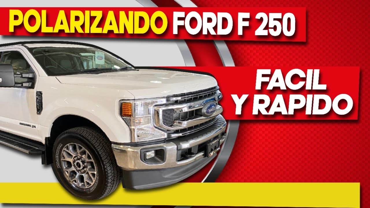 Polarizar facil y rapido Una ford  2020 f 250 nanocarbon