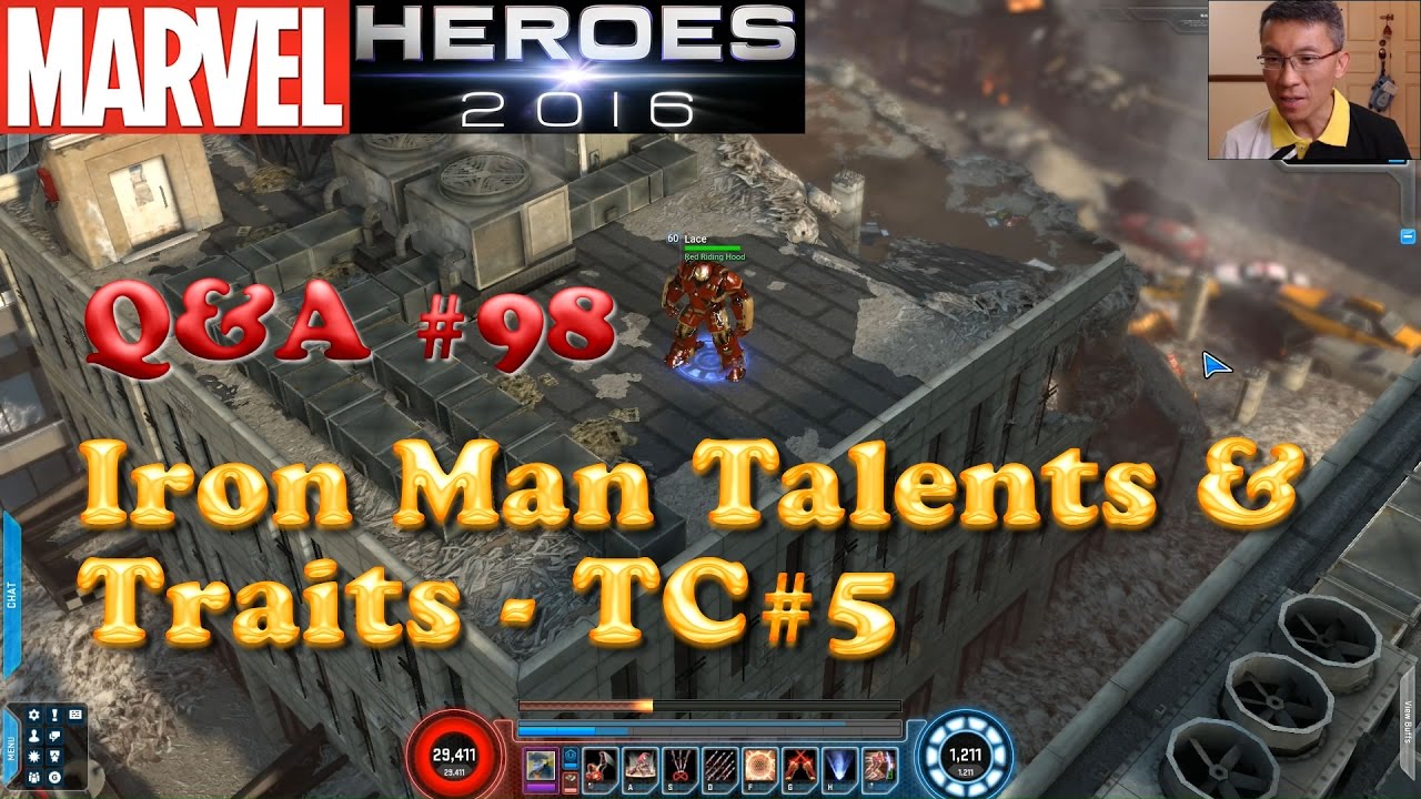 Marvel Heroes Q&A Iron Man Talents & Traits - Test Center Edition #5