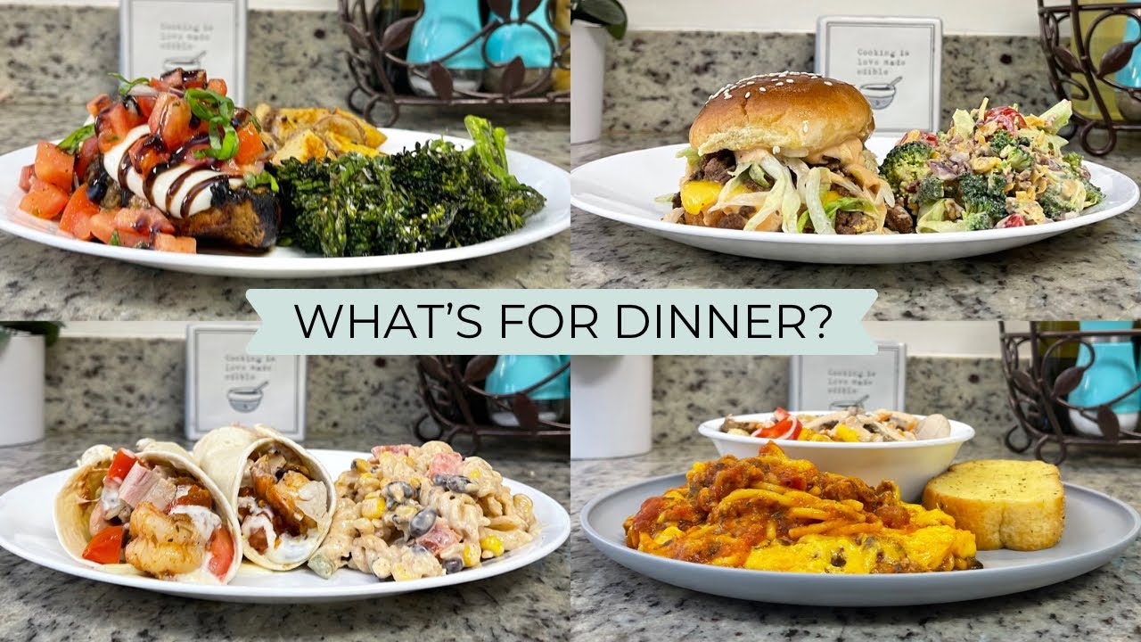 WHAT’S FOR DINNER? | EASY & BUDGET FRIENDLY | REALISTIC WEEKNIGHT MEALS | DINNER INSPIRATION