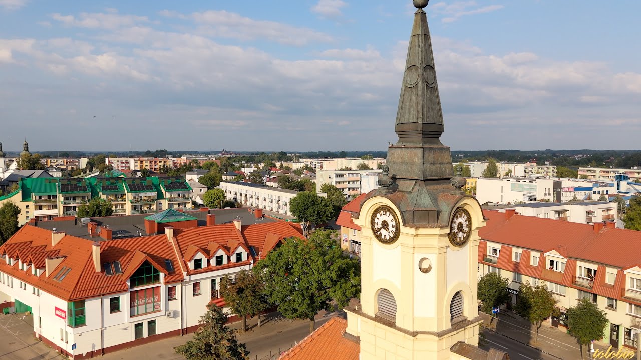 10 Rajd Bielska Podlaskiego - 2025.09.07 migawki imprezy z drona i panorama miasta#automobile #dji