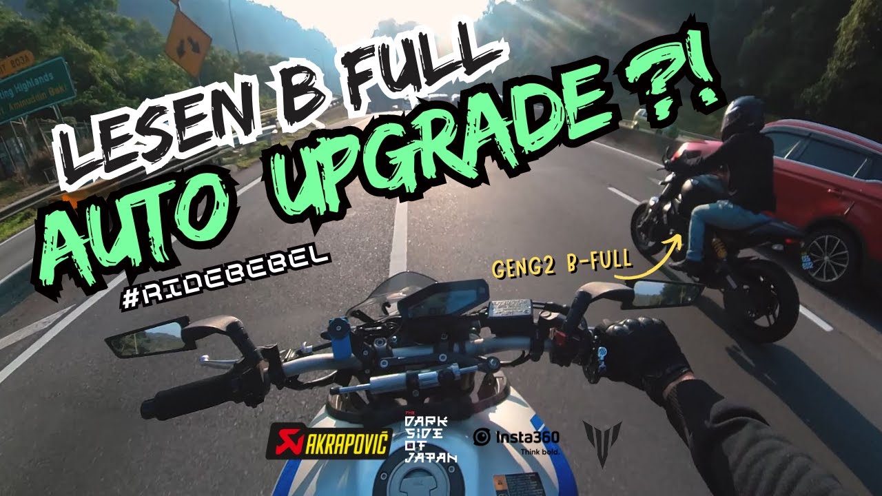 LESEN B FULL AUTO UPGRADE ?! | RIDE BEBEL #001 | MT09 V1 MOTOVLOG [4K]