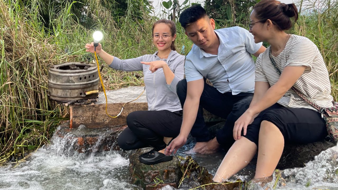 Suddenly, after 4 years, my husband returned and installed electricity and water on the farm