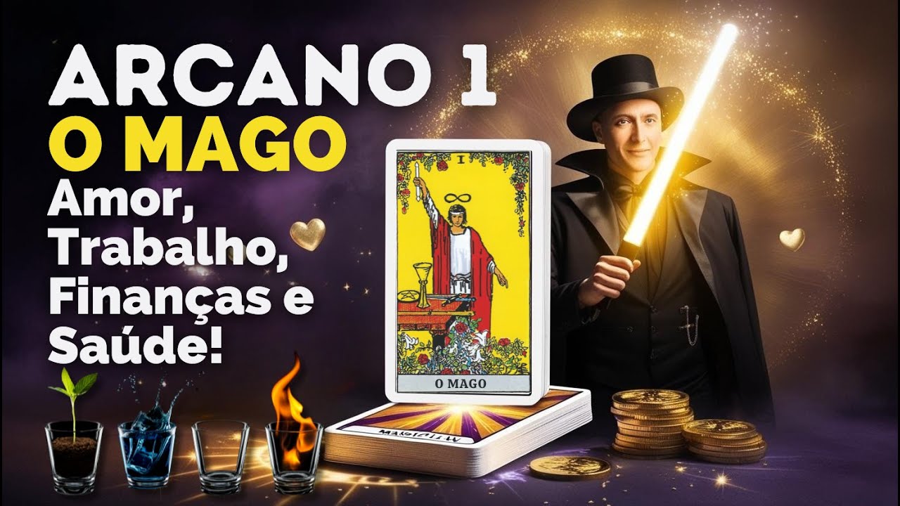 Tarô Arcano 1: O Mago e Seus Efeitos no Amor, Trabalho, Finanças e Saúde