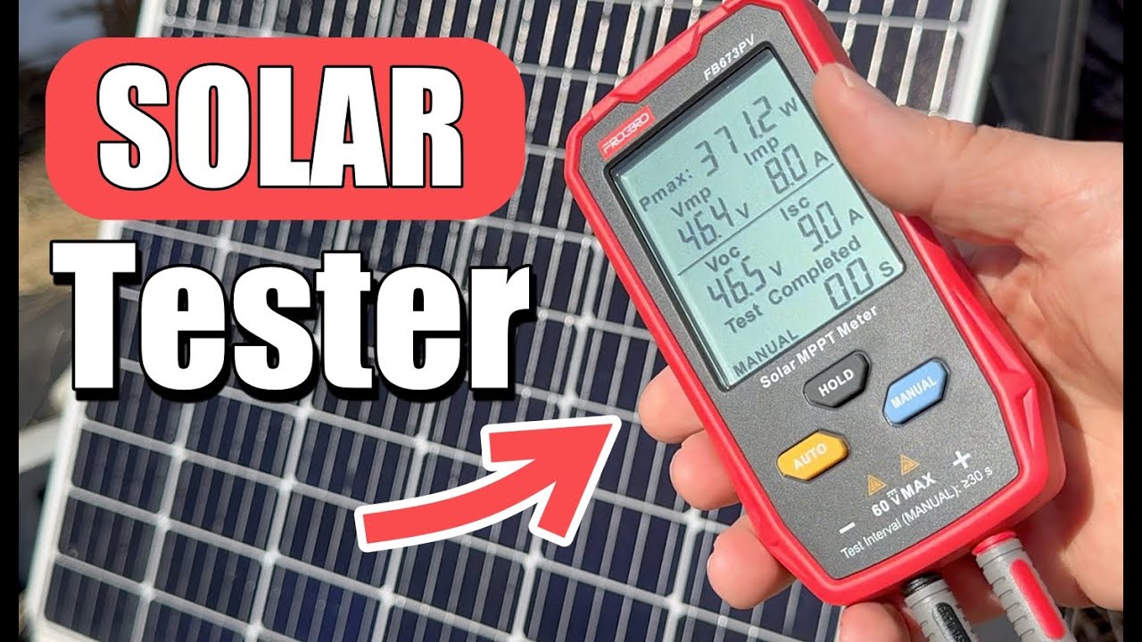 Very Handy Solar Panel Tester | Frogbro FB673PV