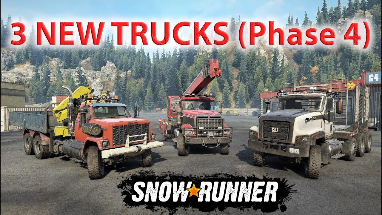 SnowRunner | 3 NEW TRUCKS ! (Phase 4 Content)