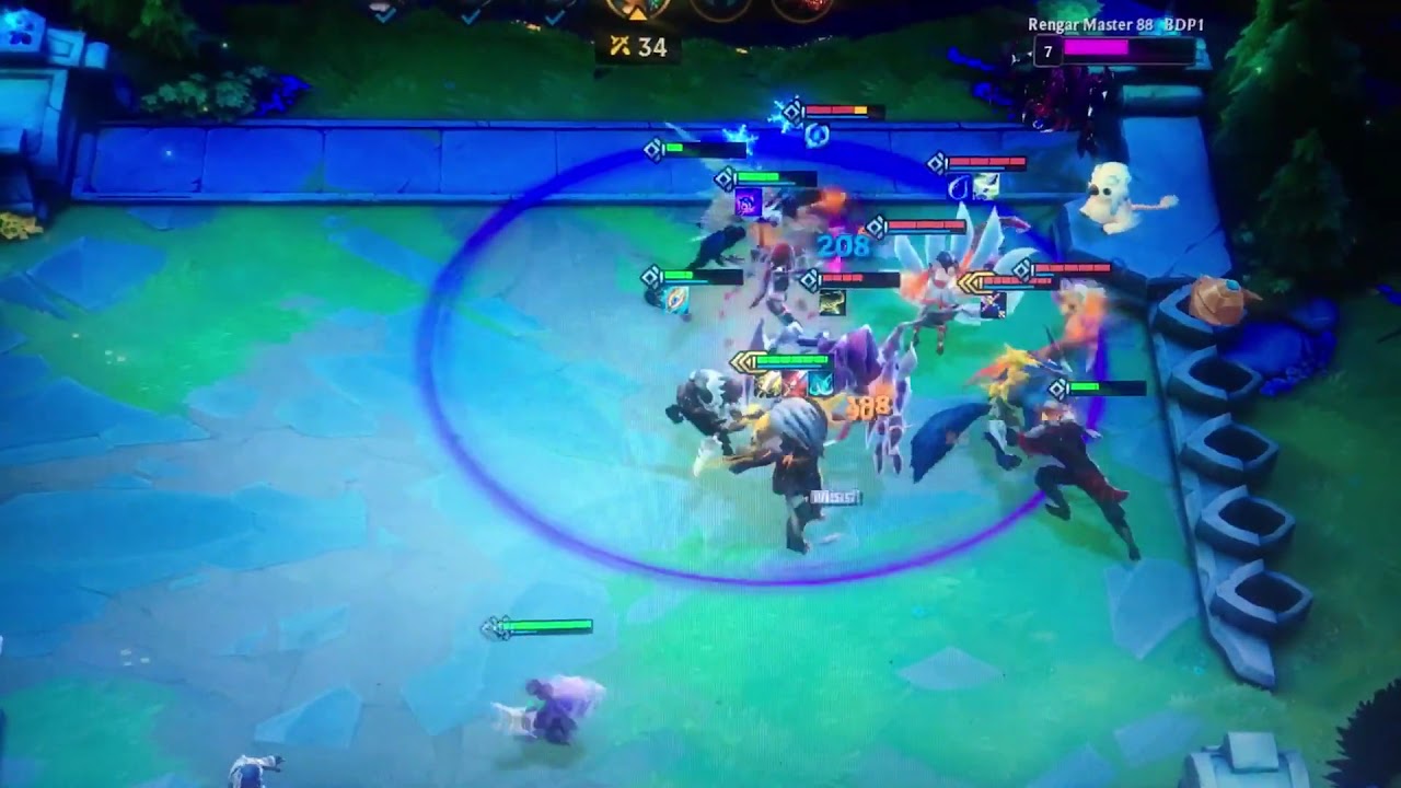 TFT Rengar 1v6 RAMPAGE