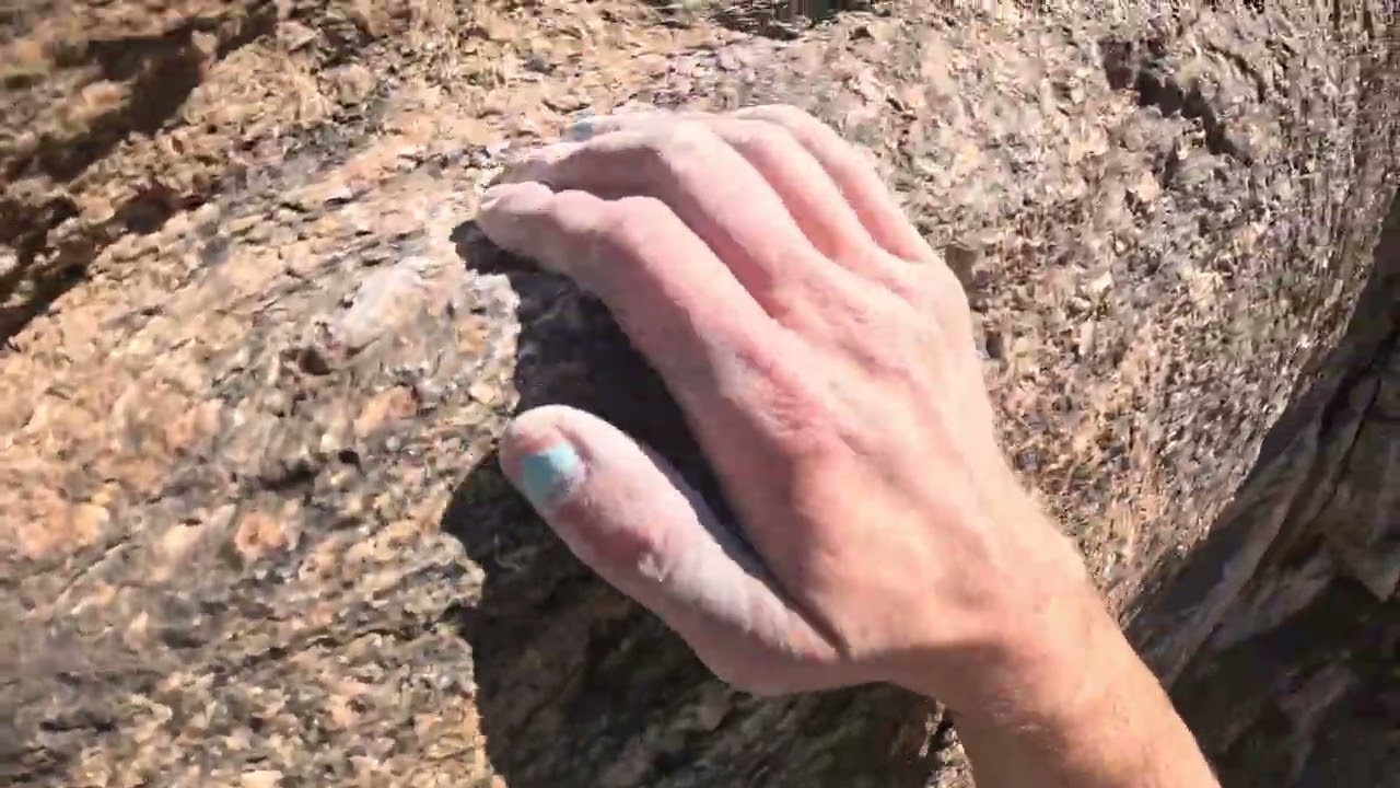 Climbing Dancing with Danger (5.10c) at Wall of the Flying Scorpions Mount Lemmon