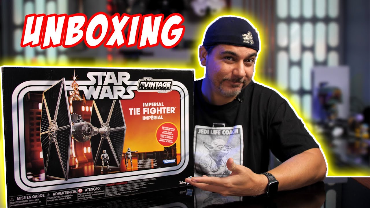 Star Wars Vintage Collection Imperial Tie Fighter Unboxing by Hasbro!