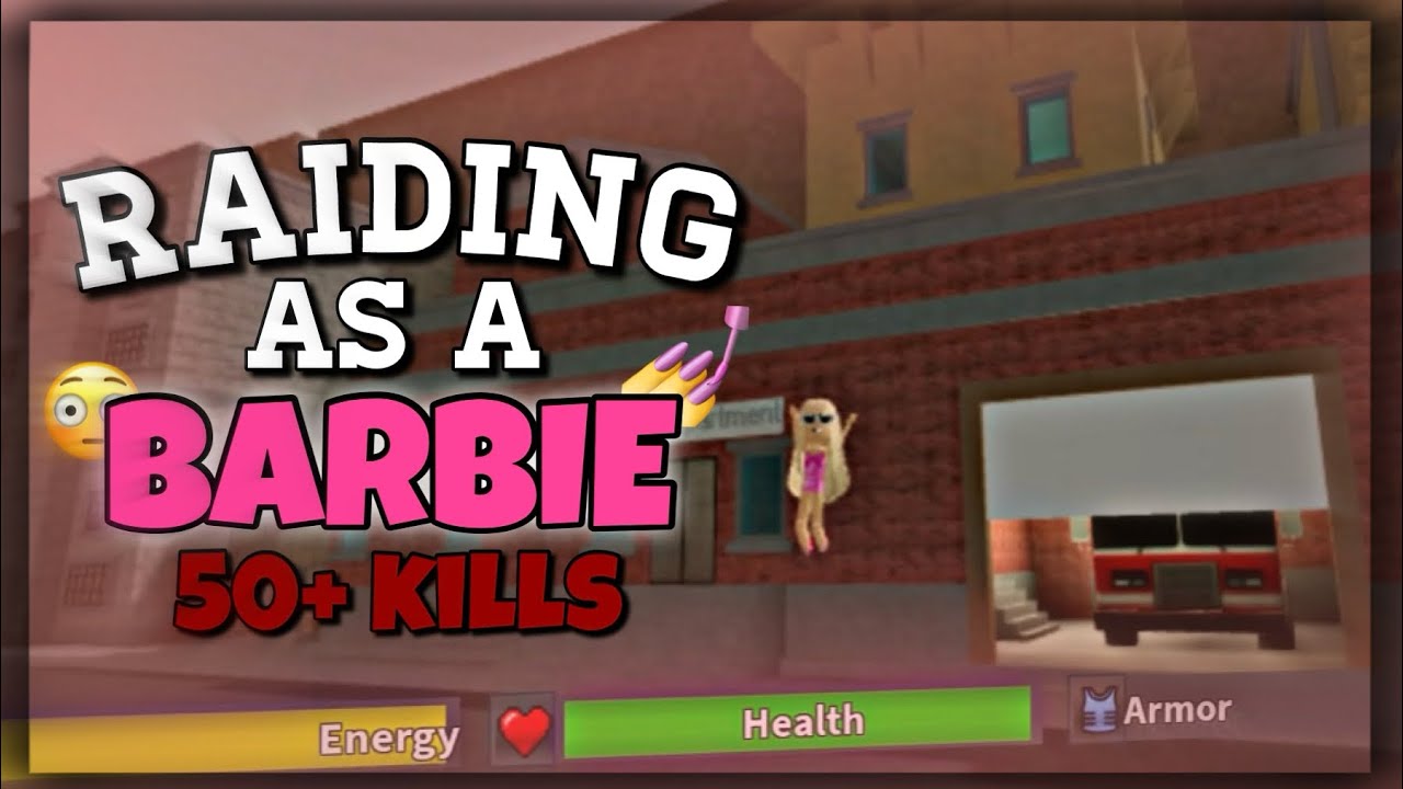 Da hood mobile | Raiding as a Barbie with VC! | 50+ kills