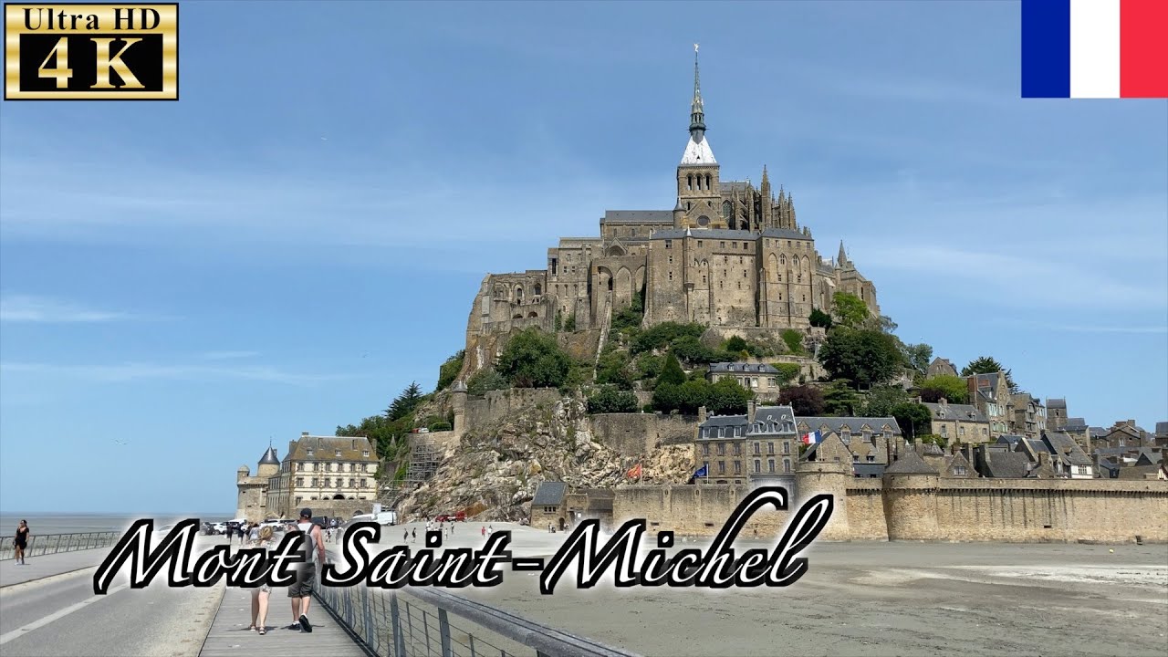🇫🇷Mont Saint Michel Walk - World Heritage Sites -【4K 60fps】