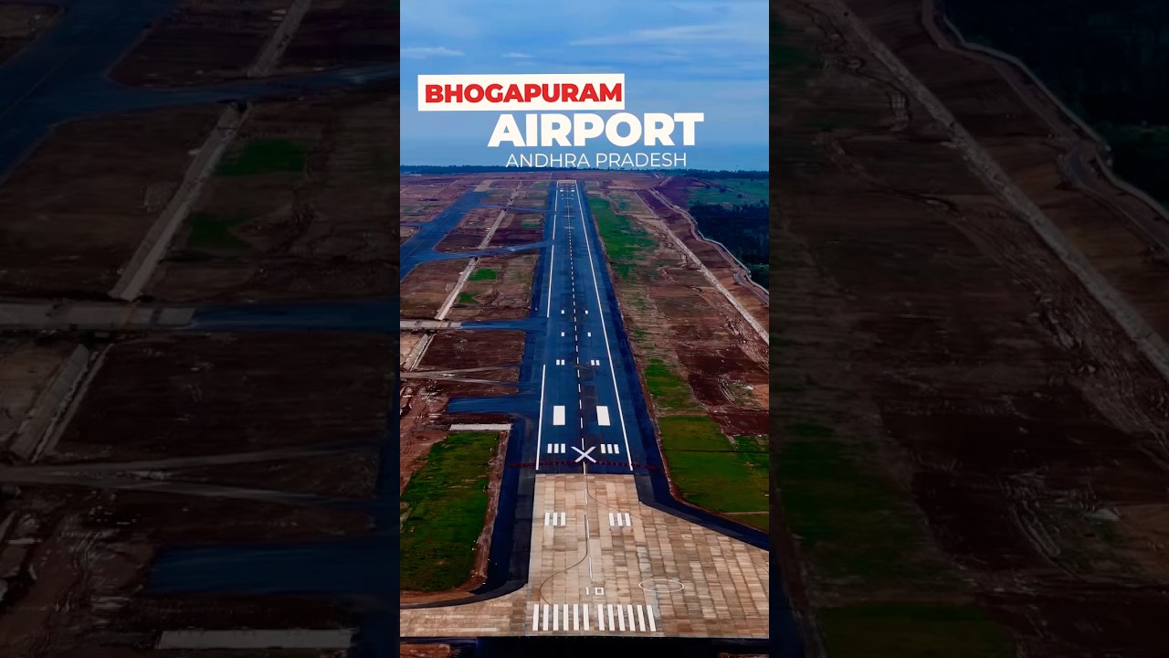 Bhogapuram Airport Update ✈️ | Andhra&rsquo;s New Mega Airport Under Construction! #Shorts #Airportstatus