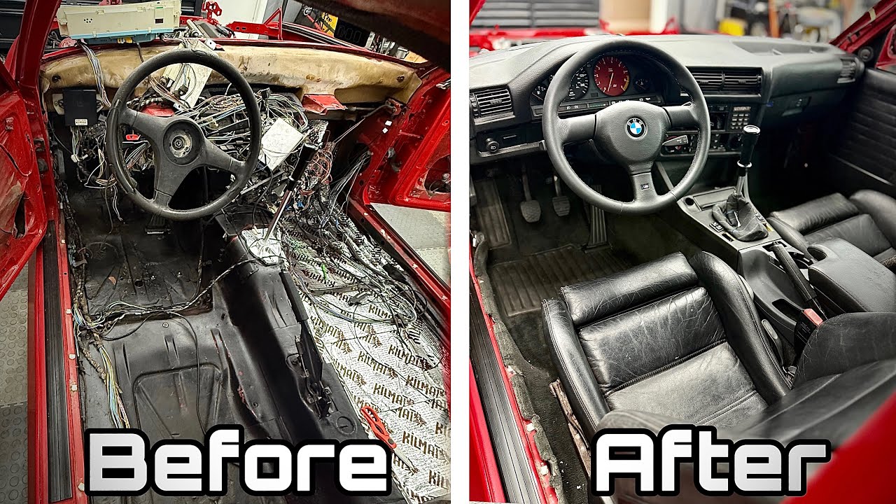 I COMPLETELY TRANSFORMED my S54 E30 M3 Interior! 