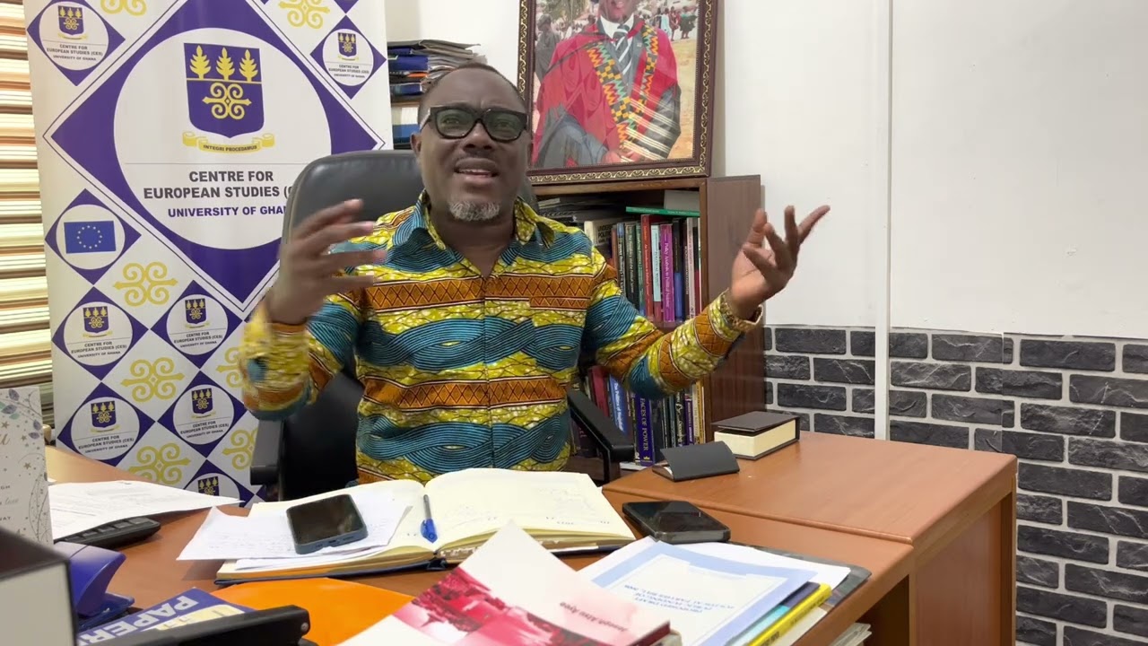 Prof Ransford Edward Van Gyampo lectures the types of Institutions