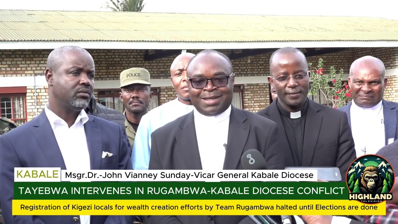 Tayebwa Intervenes in SPA Rugambwa- Kabale Diocese conflict