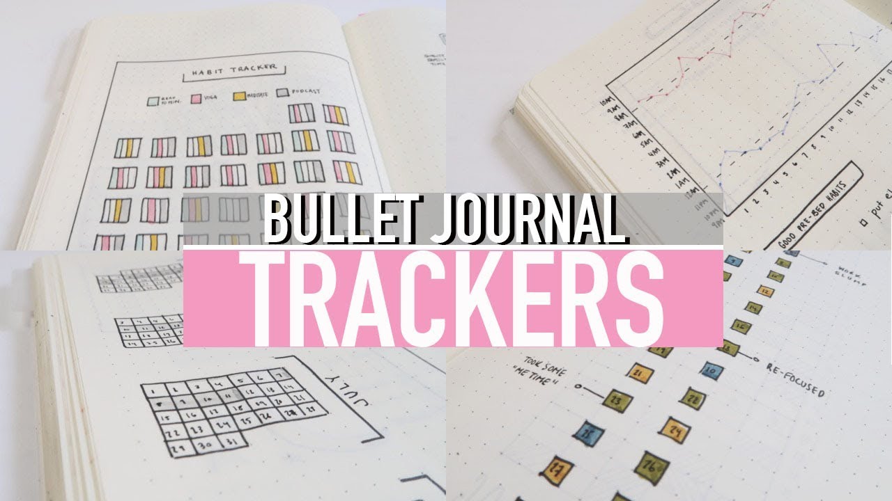 8 BULLET JOURNAL TRACKER IDEAS: Habits + Spending & Sleep Log