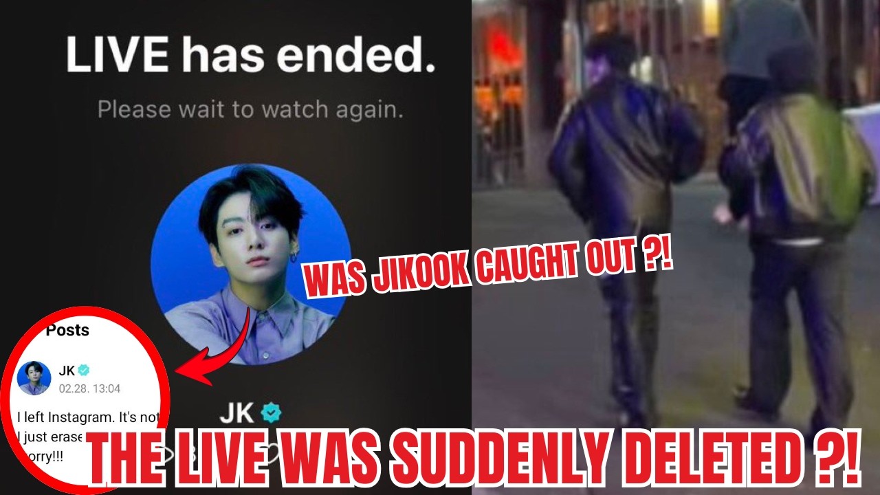 Прямая трансляция Чонгука внезапно исчезла?! Неужели JIKOOK были застигнуты вместе во время трансляц