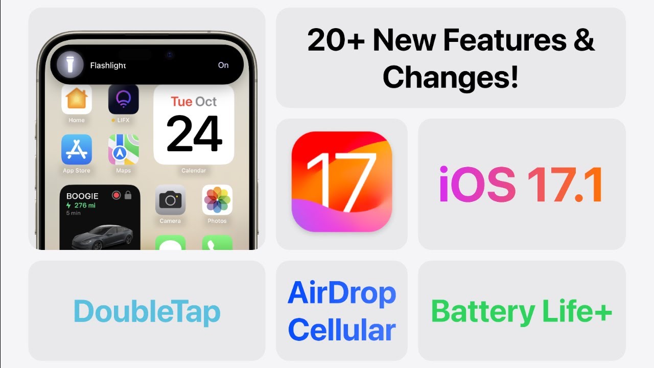 iOS 17.1 Released! 20+ New Features!