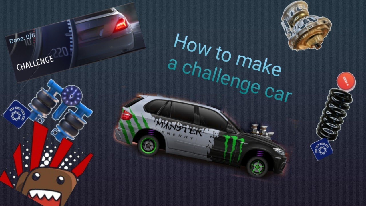 how to make a challenge in Drag Racing: Streets part 3