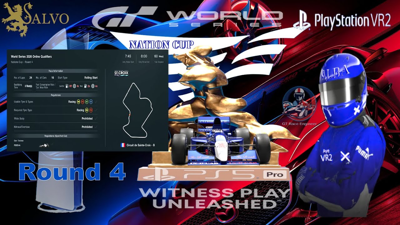 GTWS GT7  The Nations cup round 4    on PS5 Pro PSVR2 4K 60fps