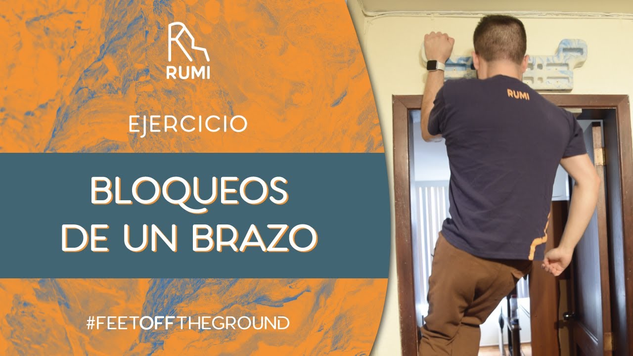 Fuerza máxima: Bloqueos de un brazo (Hangboard)