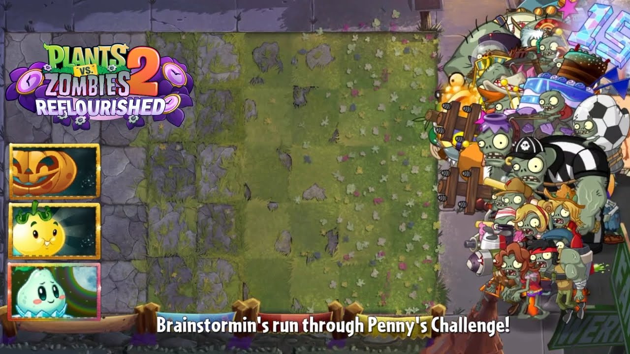 Plants VS Zombies 2 Reflourished: Penny's Challenge - Finale of the Century 