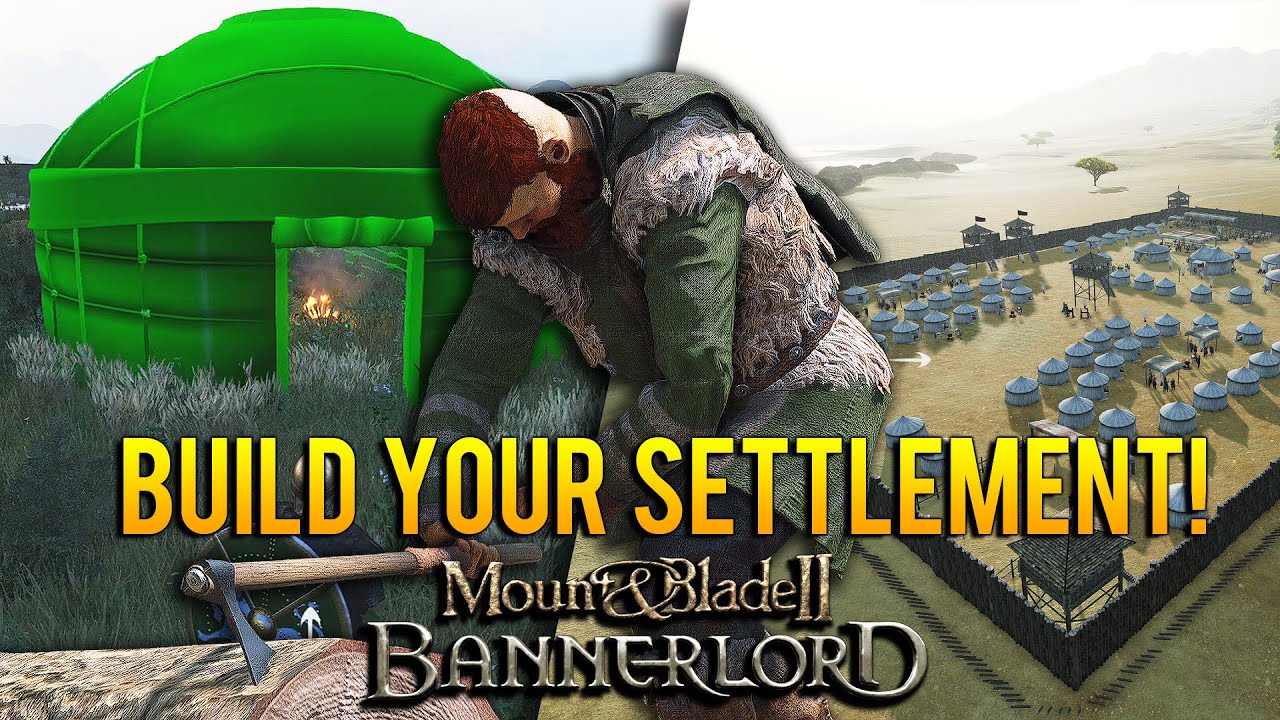 Постройте свое собственное ПОСЕЛЕНИЕ с помощью НОВОГО мода Mount & Blade 2: Bannerlord!