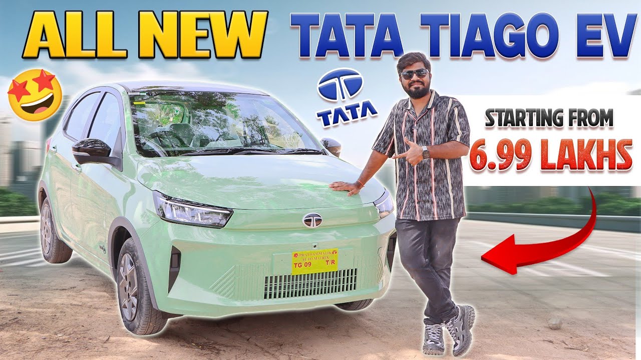 ЧТО НОВОГО🚨| Обзор TATA TIAGO EV | Электромобили Индии