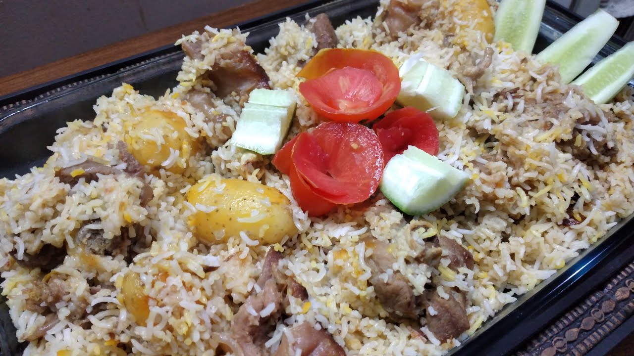 Bangladeshi Traditional Style Mutton Kacchi Biryani Recipe (মাটন কাচ্চি বিরিয়ানি)
