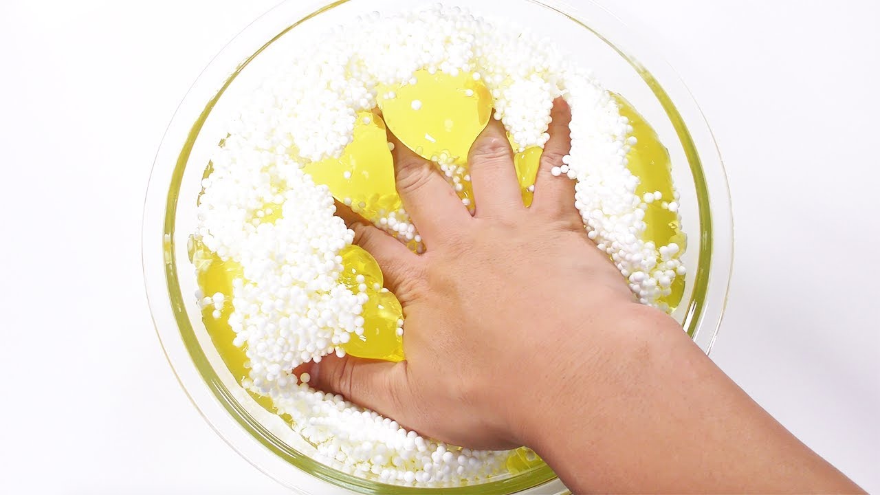 【DIY】表面つぶつぶのたぷたぷスライムの作り方【slime ASMR】