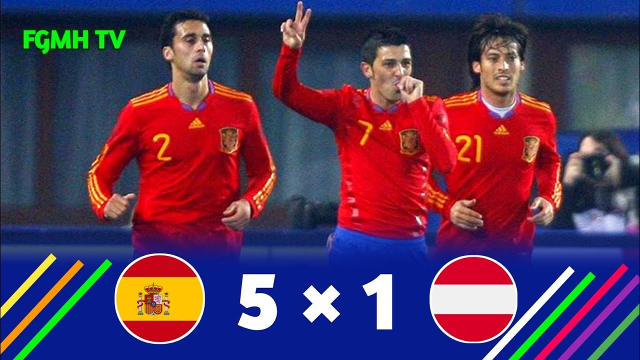 Spain 5 &times; 1 Austria | Friendly 2009 Extended Highlight and Goal HD 