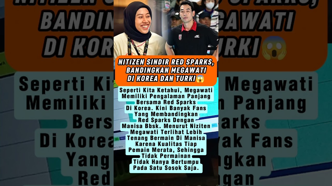 Nitizen Sindir RED SPARKS, Mega Di MANISA BBSK Lebih Nyaman #megawatihangestri #manisabbsk #turki