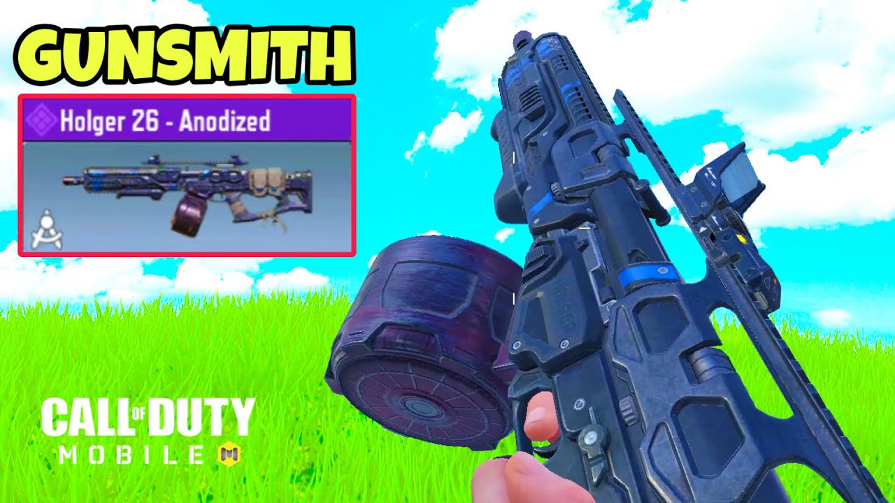 BEST LMG IN CODM HOLGER 26 GUNSMITH | HOLGER 26 GUNSMITH BR | HOLGER 26 GUNSMITH COD MOBILE