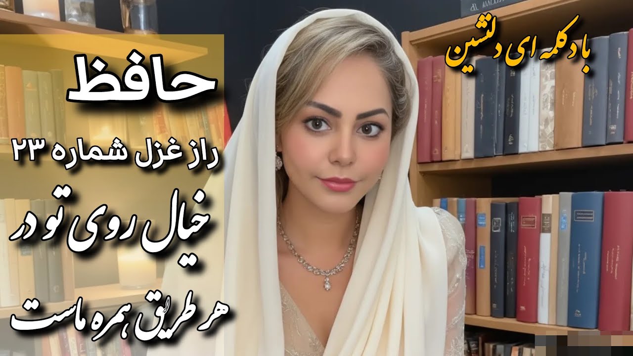 شرح غزل شماره ۲۳ حافظ | خیال روی تو در هر طریق همره ماست | قشنگ ترین دکلمه و تفسیر از این غزل