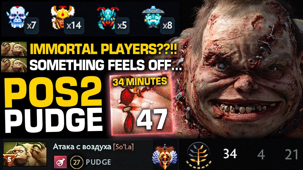 Immortal Players?! Pudge Makes Them Look Like Heralds | Pudge Official