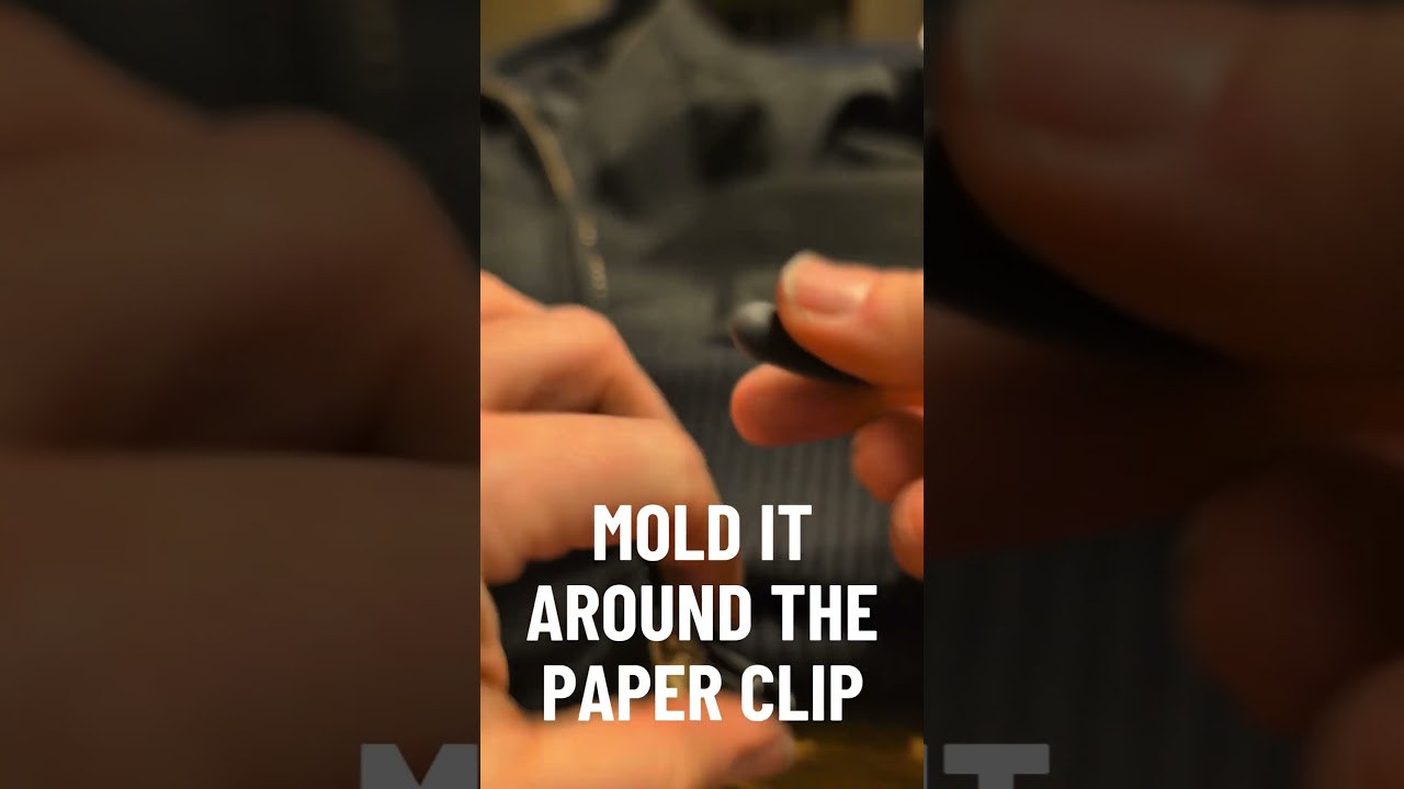 How to fix a broken zipper pull with a paper clip and Sugru