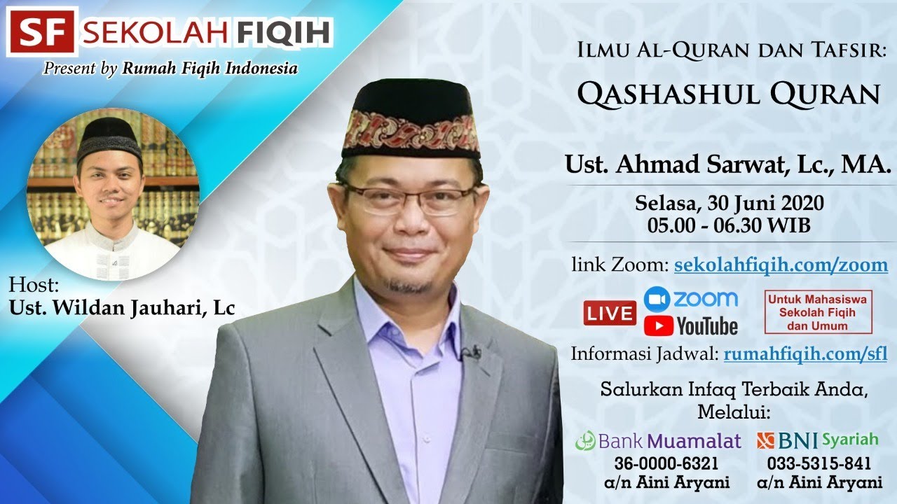Ilmu Al-Quran dan Tafsir : Qashashul Quran - Ustadz Ahmad Sarwat, Lc., MA