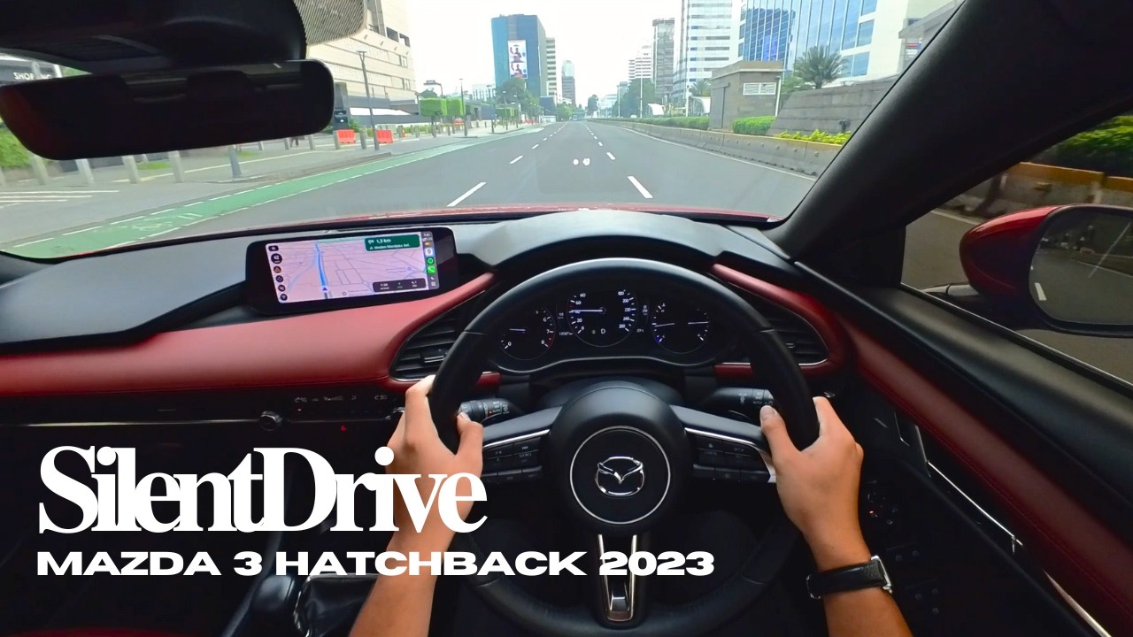 ANOMALI! JAKARTA KOSONG DITINGGAL MUDIK LEBARAN, SISA PEMAIN INTI AJA! - SilentDrive Mazda 3 HB 2023