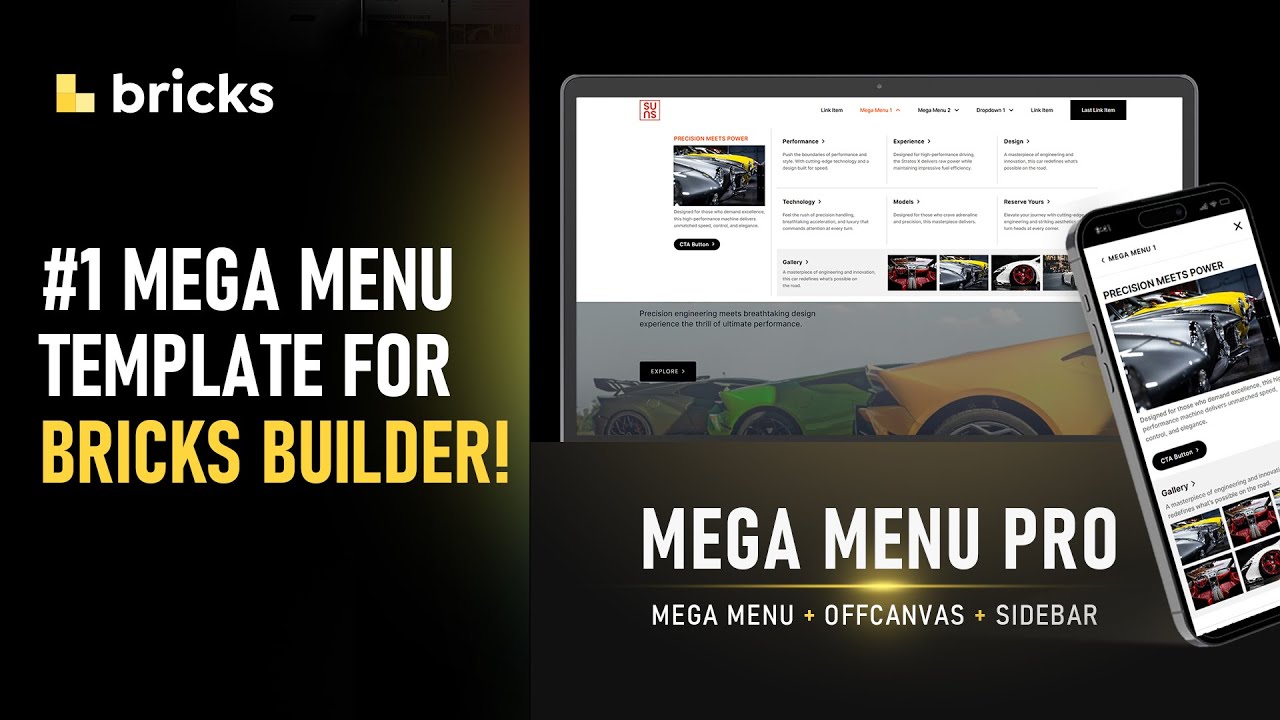 Finally! A Bricks Mega Menu That Works!