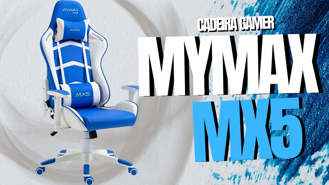 CONFORTO É O QUE NÃO FALTA NESTA CADEIRA GAMER!!! MYMAX MX5 GIRATORIA (UNBOXING E ANALISE)