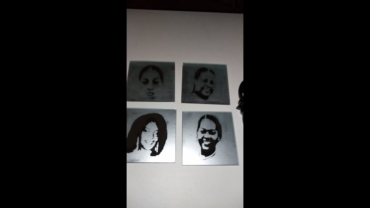 Transfer Photos Onto Mirrors Using Etching Cream #glassetching #glassart #mirror #howto #diy