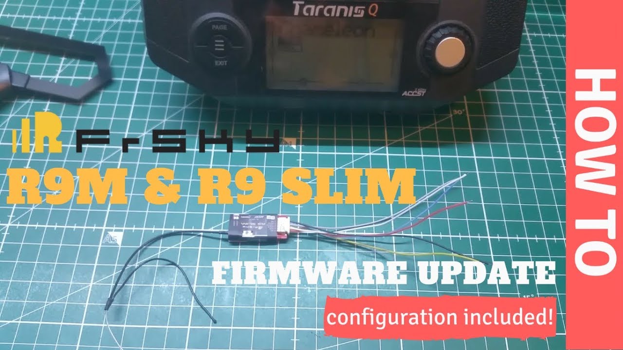 How to Update firmware on Frsky R9m and R9 Slim