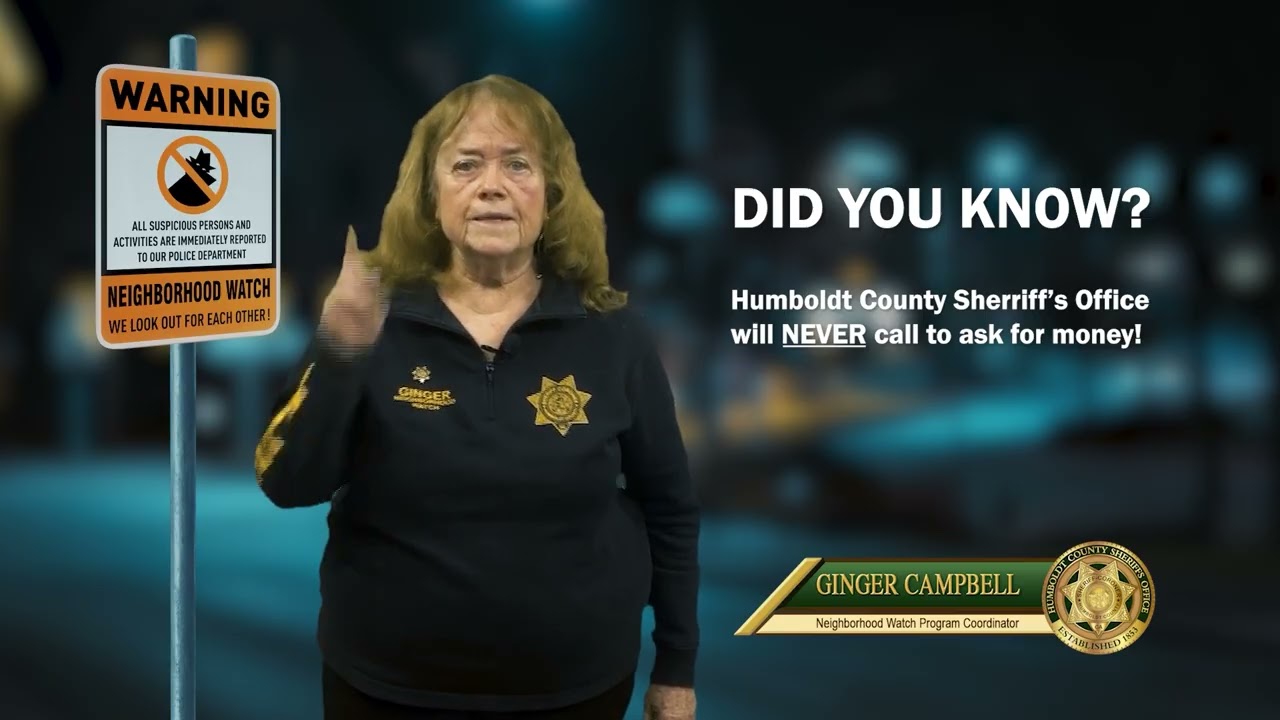 Humboldt County Sheriffs Office    Neighborhood Watch PSA Compilation  #3