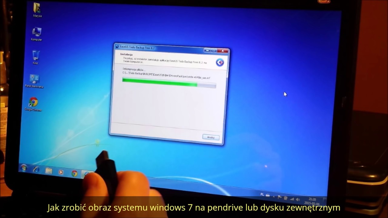 Jak zrobić obraz systemu windows 7 na pendrive lub dysku zewnętrznym | ForumWiedzy