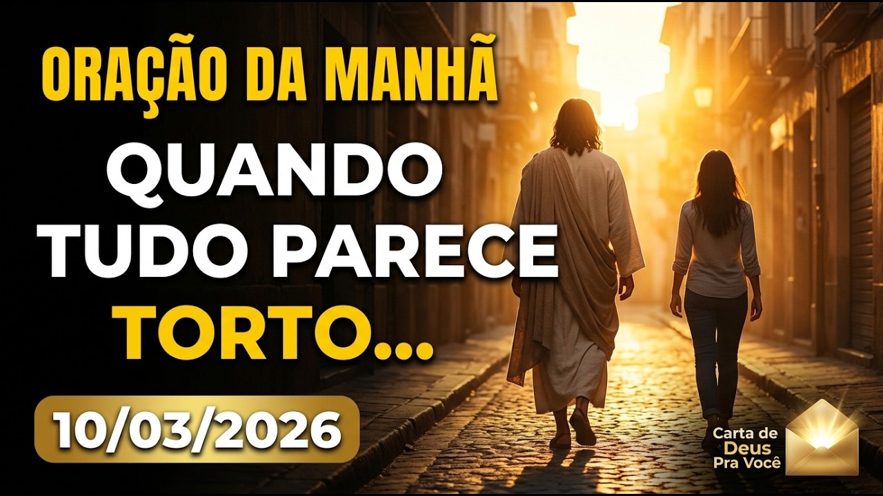 QUANDO TUDO PARECE TORTO, DEUS ENDIREITA — Oração da Manhã