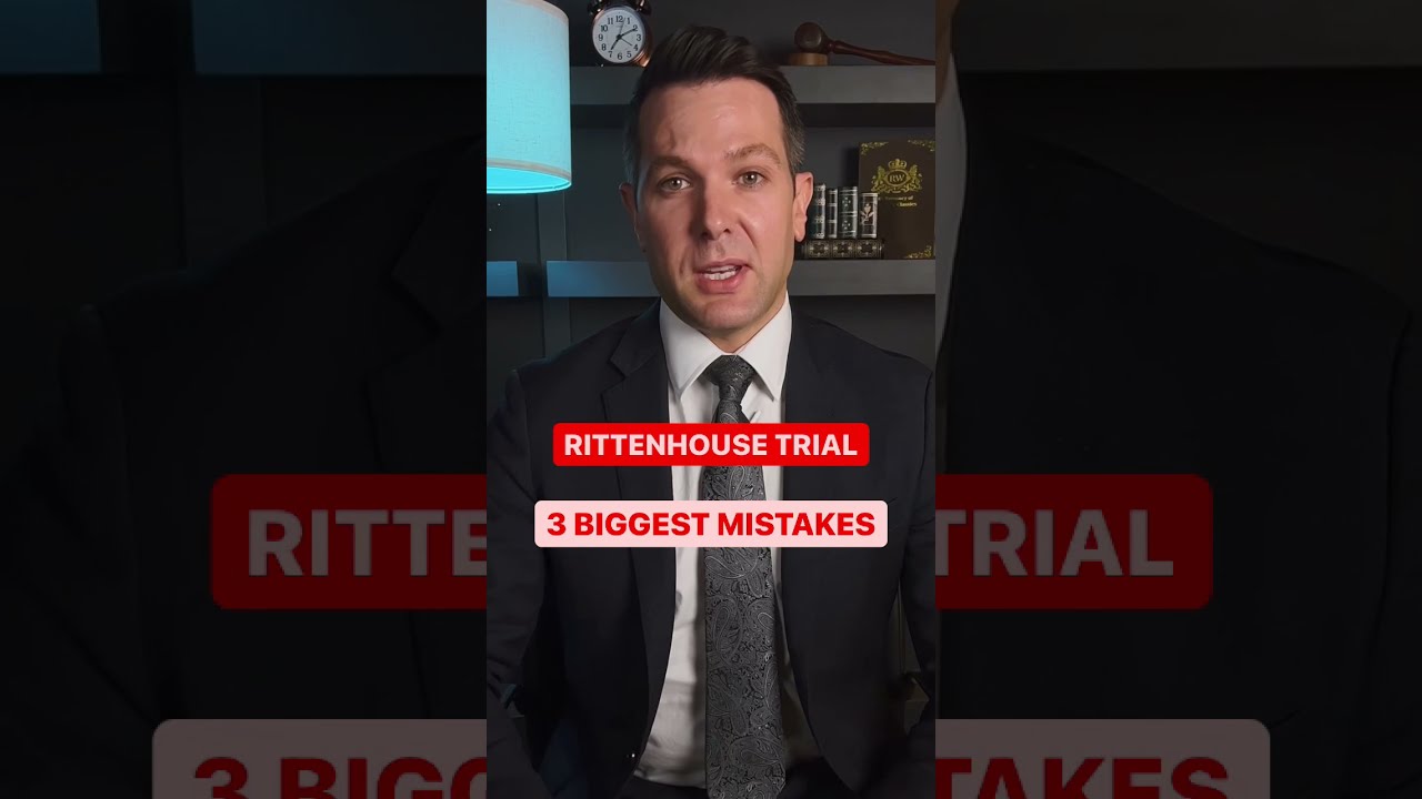 3 Biggest Lawyer Mistakes in the Rittenhouse Trial #Shorts #law #legal