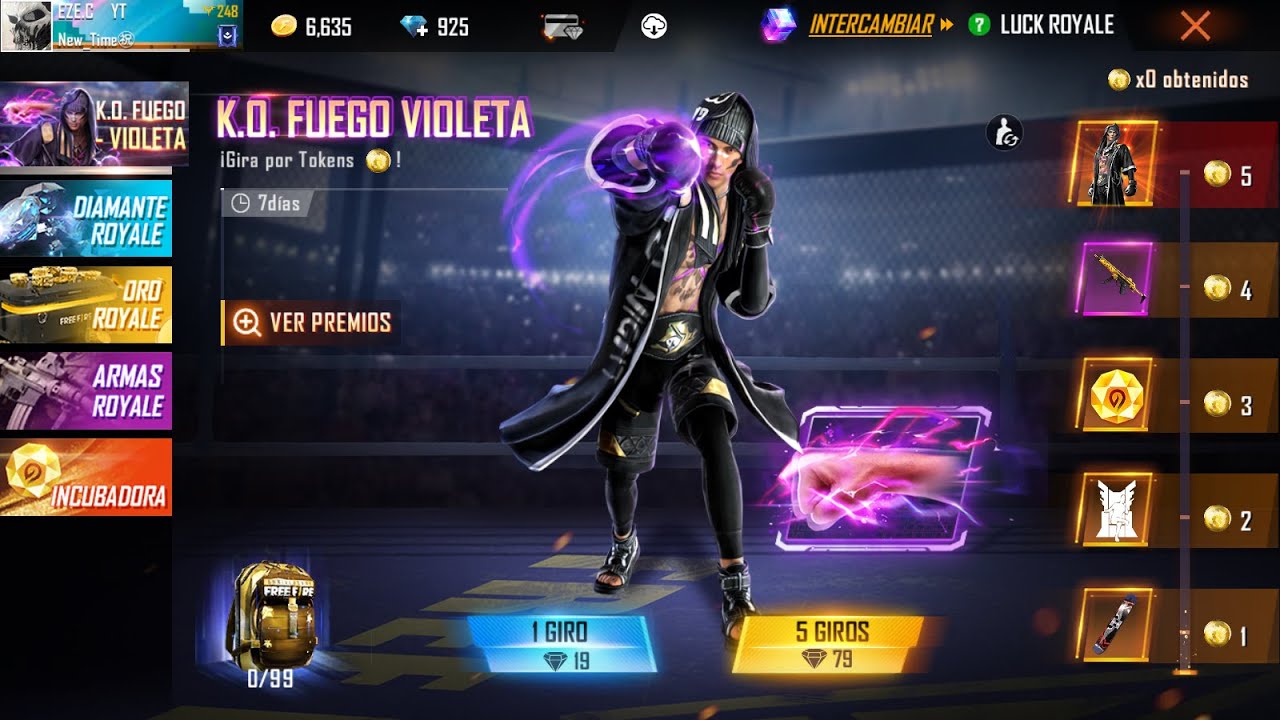 SACANDO EL NUEVO *TRAJE DE K.O* / FREE FIRE