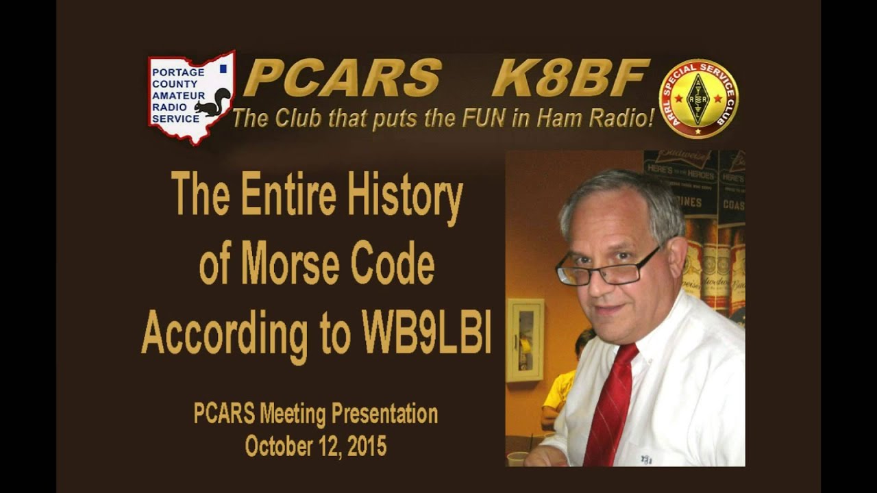 The History of Morse Code According to WB9LBI