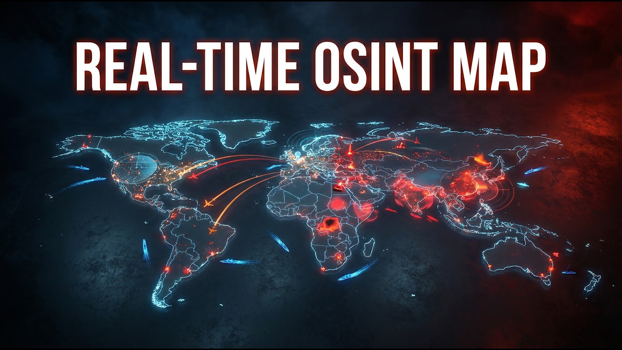 Real-Time OSINT Map &mdash; Live Intelligence + Battlefield Replay